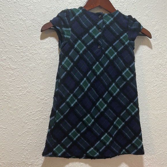 Janie and jack beautiful juniper plaid girls dress size 5 GUC - Picture 8 of 11